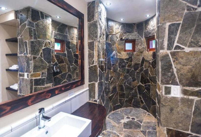 디럭스 룸 킹사이즈 침대, Sansara Surf Yoga & Resort