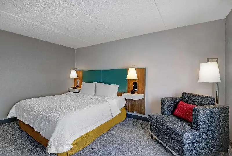 身障者適用キングサイズベッドルーム, Hampton Inn & Suites By Hilton Belleville