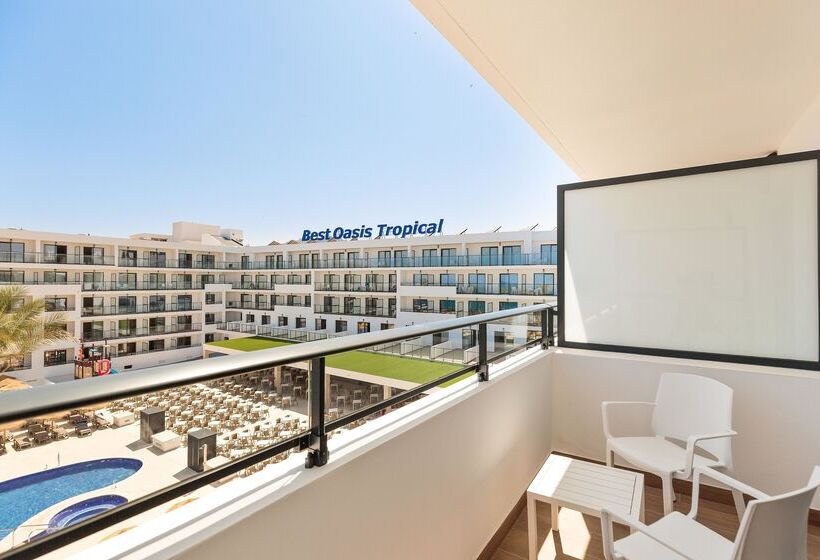 غرفة قياسية مطلّة علي حمام السباحة, Best Oasis Tropical