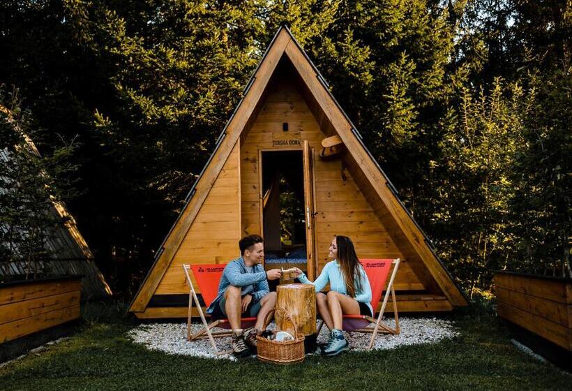چادر با خدمات رفاهی استاندارد, Glamping Forest Edge