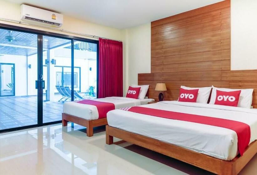 Deluxe Kolmen Hengen Huone, Oyo 854 Baan Phuchalong