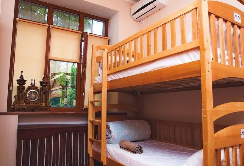 تختخواب در اتاق مشترک, Globus Hostel