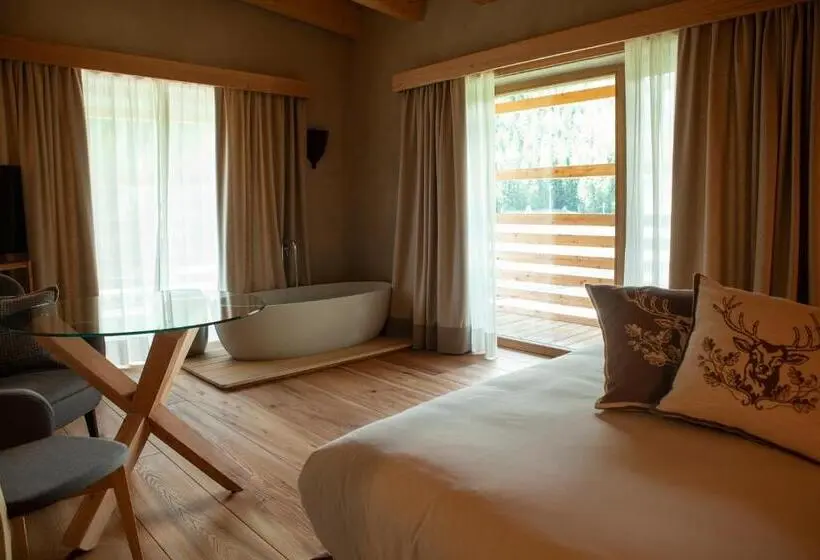 Juniorsviitti, Au Charmant Petit Lac Ecohotel Parc & Spa