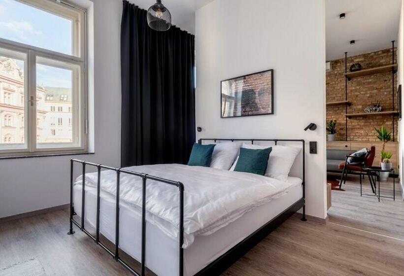 バルコニー付き１ベッドルームアパートメント, Apartmánový Dům U Tomana