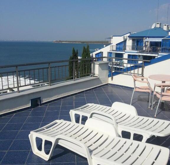 带海景及露台及1个卧室的公寓, Blue Bay Palace Apart Complex