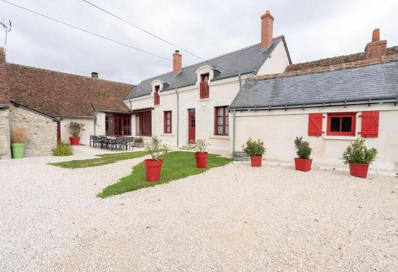 Дом 2 Спальни, Gîte Atypique 2 à 8 Personnes Avec Piscine Jacuzzi Proche Châteaux De La Loire