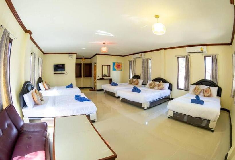 غرفة عائلية, Tompizza Resort