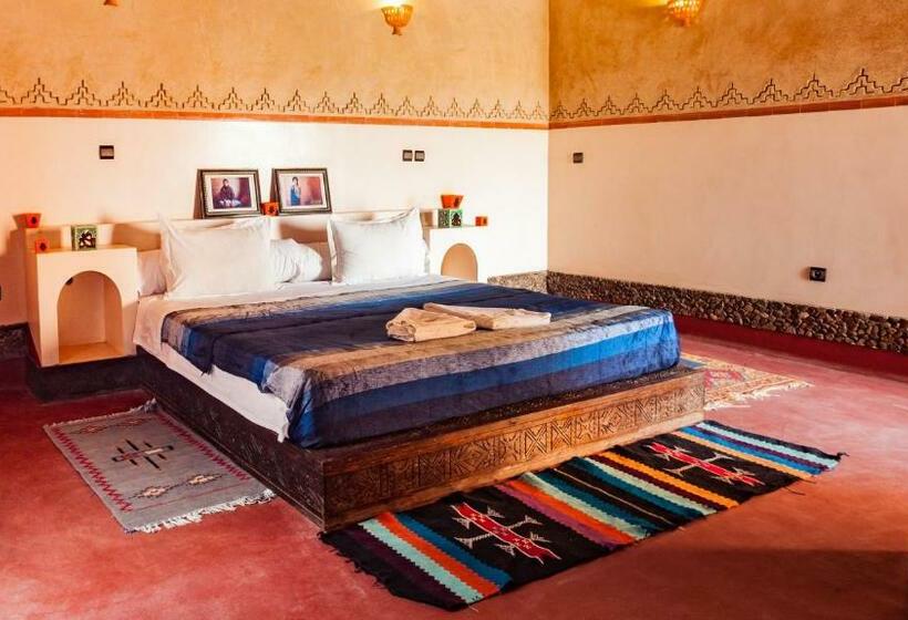 חדר משפחתי נוף לבריכה, Ecolodge L île De Ouarzazate