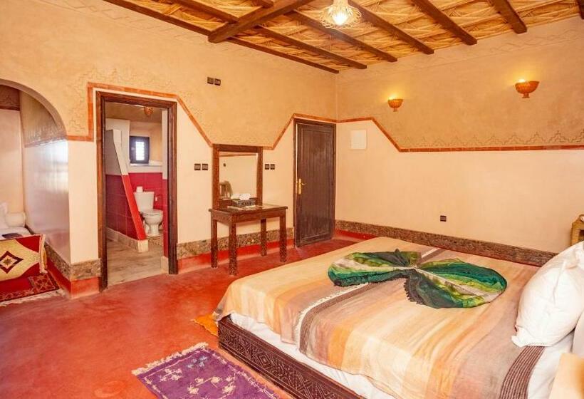 חדר משפחתי נוף לבריכה, Ecolodge L île De Ouarzazate