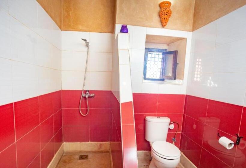 חדר משפחתי נוף לבריכה, Ecolodge L île De Ouarzazate