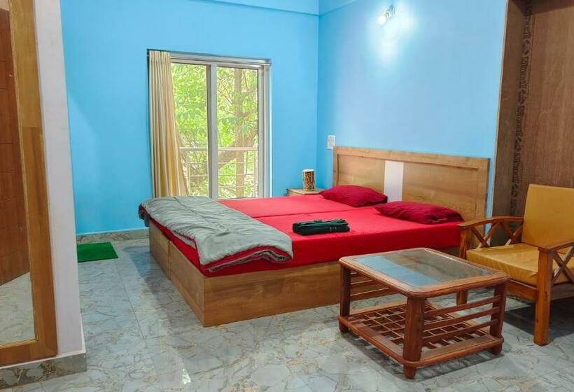 غرفة ديلوكس مزودة بشرفة, Aym Yoga Resort Arambol Goa