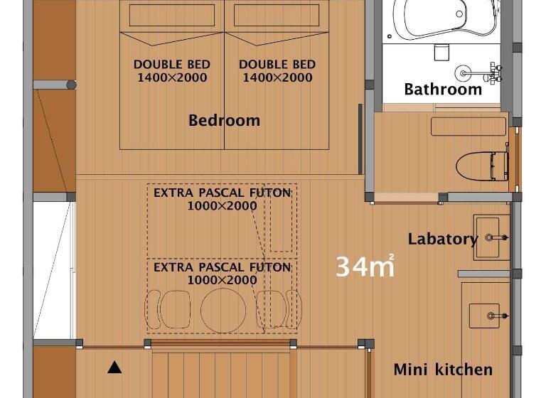 חדר דלוקס, Cafe & Bb Guri