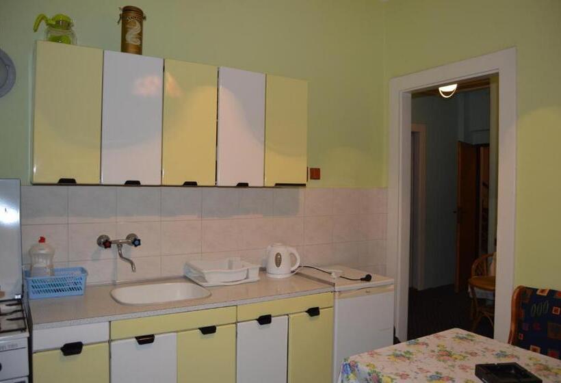 شقة غرفتين نوم مزودة بشُرفة, Penzion Paradise