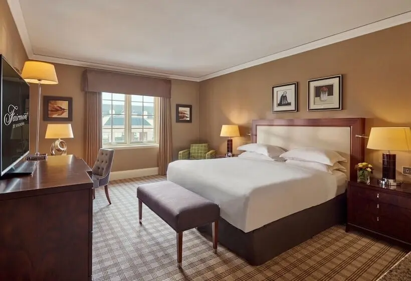 Standard Room King Bed Adapted for people with reduced mobility, Fairmont St Andrews Scotland