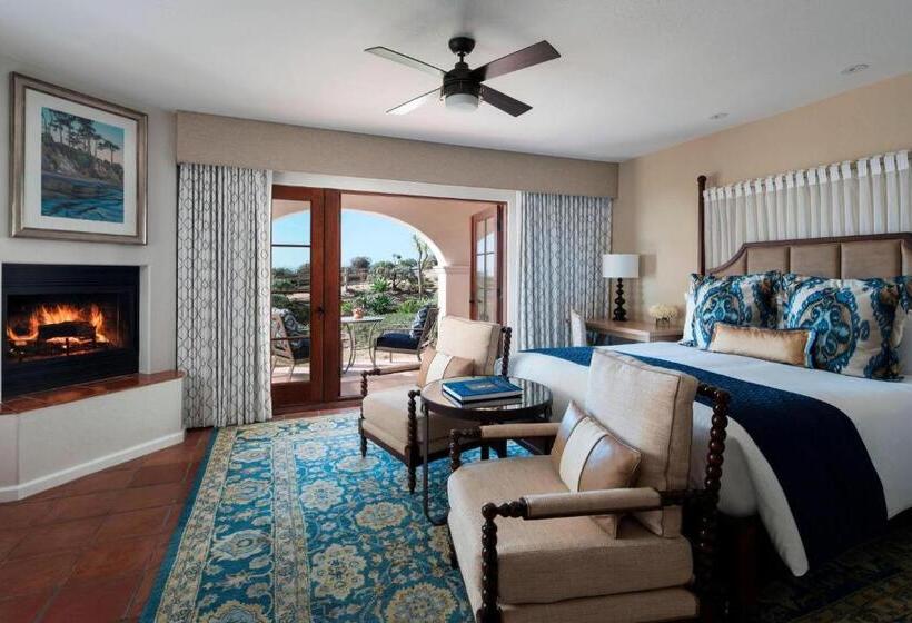 غرفة قياسية مزوَّدة بشُرفة إطلالة جانبية علي البحر, The Ritzcarlton Bacara, Santa Barbara