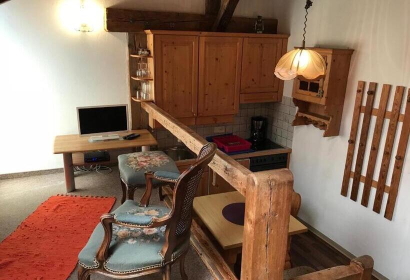 バルコニー付きスタンダードステューディオ, B&b Hotel & Appartements Chasa Valär