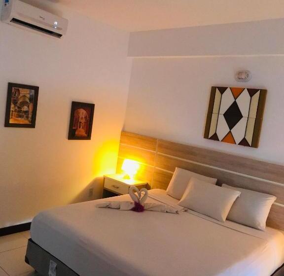 带大床的豪华间, Recanto Do Barao Pousada