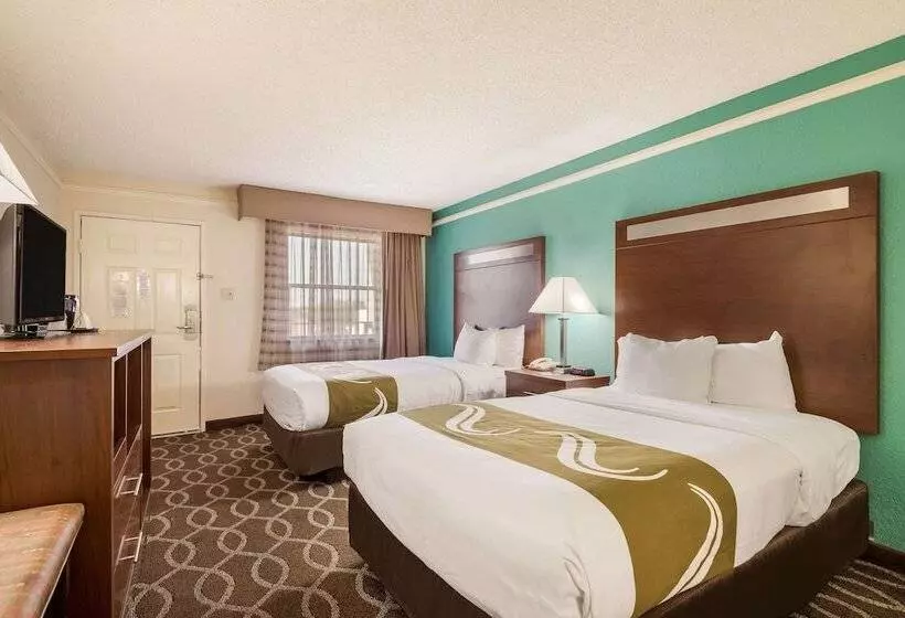 2ダブルベッドのスタンダードルーム, Quality Inn Tulsa Central