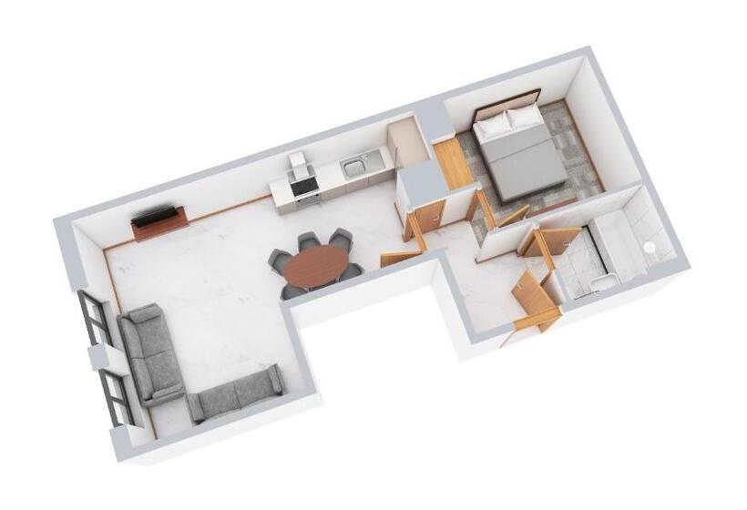 1ベッドルームのデラックスアパートメント, Sanctum Belsize Road