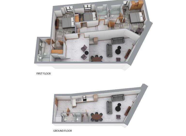 3ベッドルームアパートメント, Sanctum Belsize Road