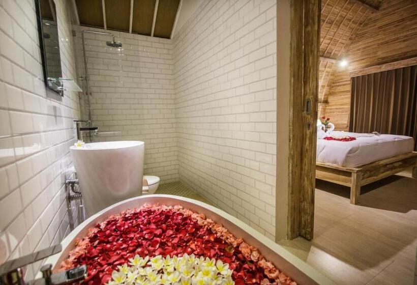 بنجلو قياسى مطلّ علي الحديقة, Puri Lumbung Village