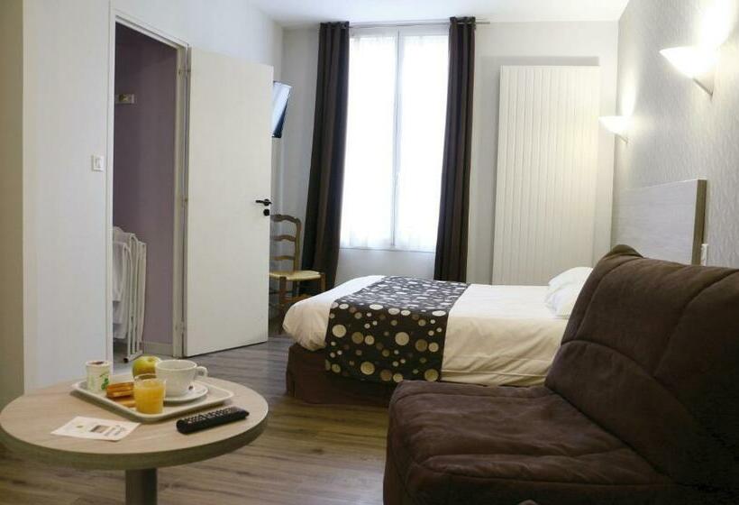 غرفة عائلية, Logis  Hotel & Restaurant De La Place