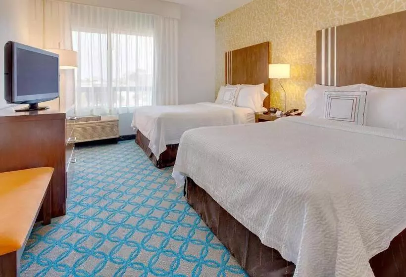 اتاق استاندارد با 2 تخت دوبل, Fairfield Inn & Suites By Marriott San Francisco Airport