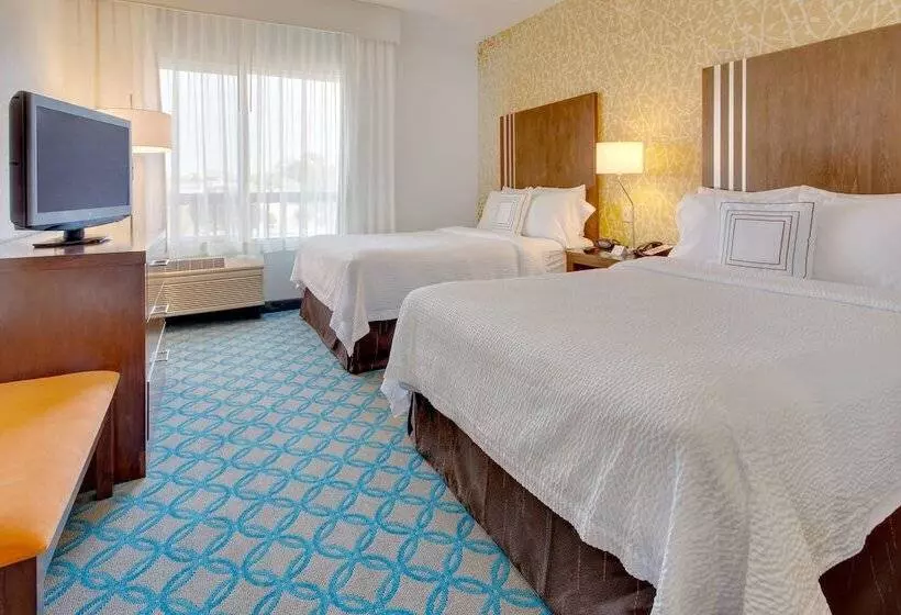 اتاق استاندارد با 2 تخت دوبل, Fairfield Inn & Suites By Marriott San Francisco Airport