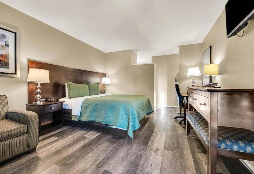 غرفة قياسية فردية مزودة بشُرفة, Scottish Fairway Inn