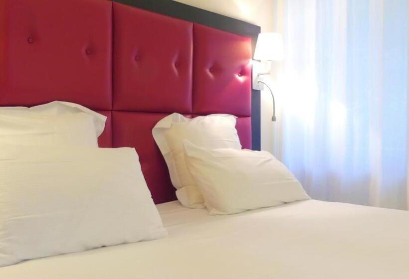 标准房带园景, Logis Hôtel Saint Guirec Et De La Plage