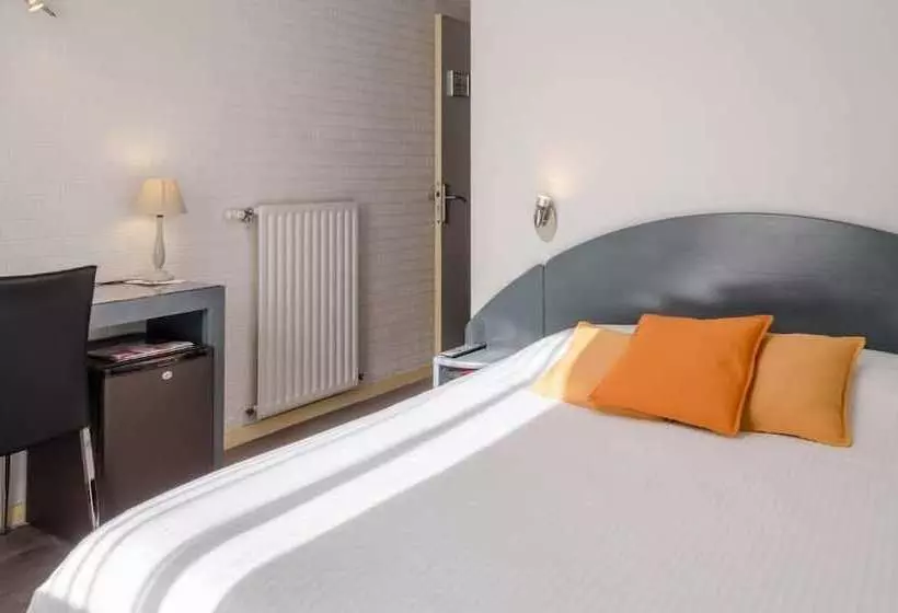 スタンダードシングルルーム, Logis Hôtels   Le Pont Bernet   Hotel 2 étoiles Et Restaurant