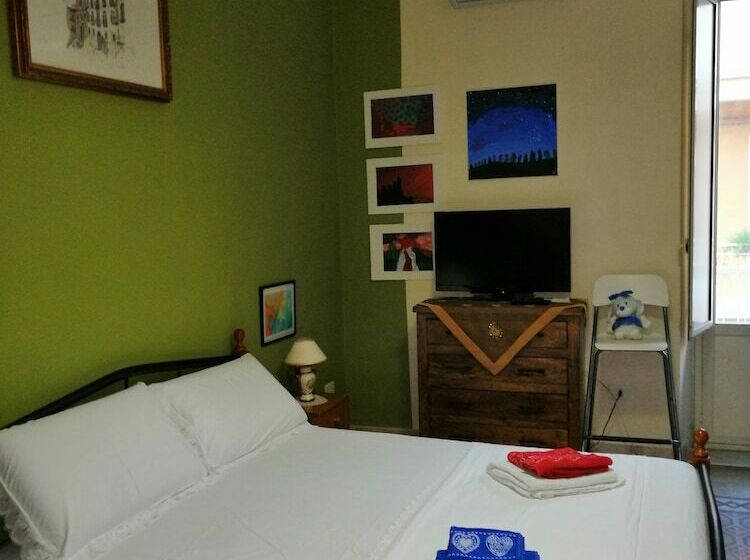 غرفة قياسية حمام مشترك, La Casa Del Corso