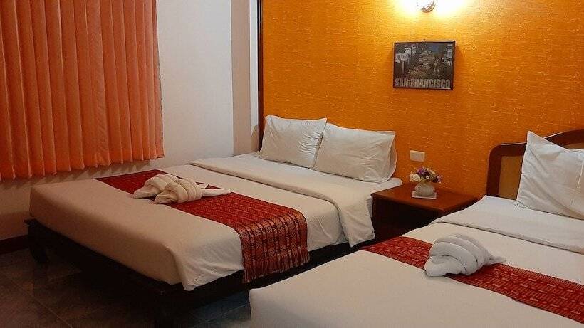 غرفة عائلية, Thepparat Lodge Krabi