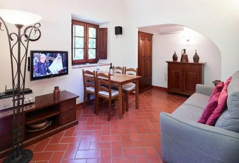 Huoneisto 1 Makuuhuone Näkymä, Agriturismo Podere Cortilla