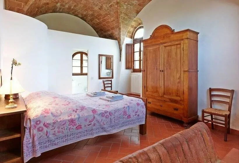 Huoneisto 1 Makuuhuone Näkymä, Agriturismo Podere Cortilla