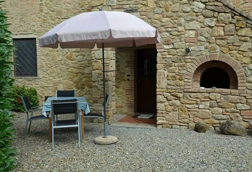 Huoneisto 1 Makuuhuone Näkymä, Agriturismo Podere Cortilla