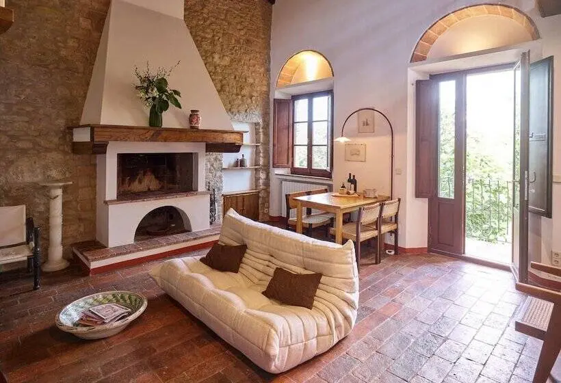 Duplex-huoneisto 1 Makuuhuone, Agriturismo Podere Cortilla