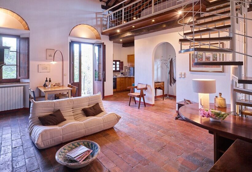 带1个卧室的豪华公寓, Agriturismo Podere Cortilla