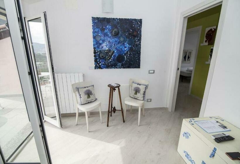 חדר דלוקס צדדי נוף לים, A Carubba Du Bungiurnu