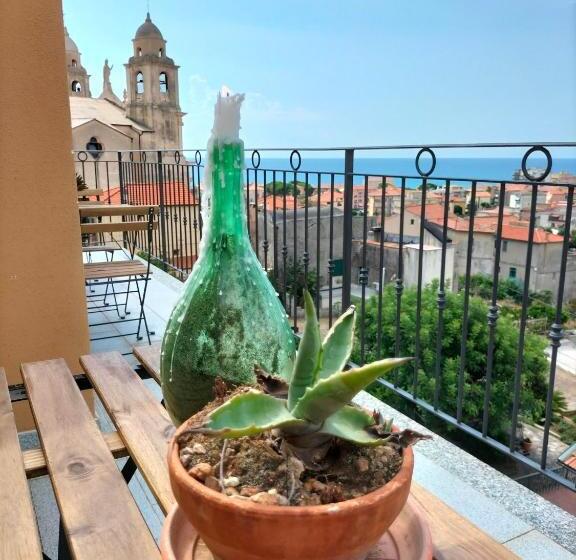 חדר דלוקס צדדי נוף לים, A Carubba Du Bungiurnu