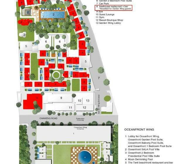 1침실 빌라 (정원구비), Sala Samui Chaweng Beach Resort