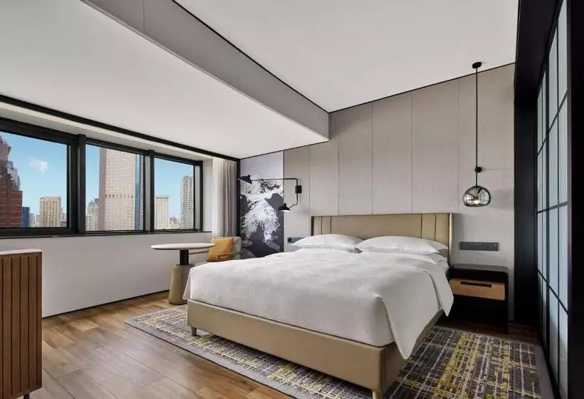 キングサイズベッドのデラックスルーム, Sheraton Chengdu Lido