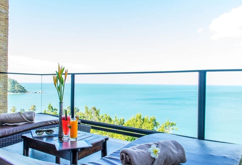 디럭스 룸 바다 전망, Panviman Resort Koh Phangan   Sha Extra Plus