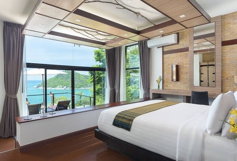 디럭스 룸 바다 전망, Panviman Resort Koh Phangan   Sha Extra Plus