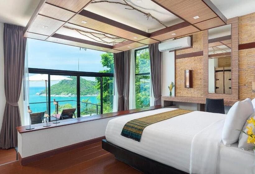 1침실 디럭스 빌라 바다전망, Panviman Resort Koh Phangan   Sha Extra Plus