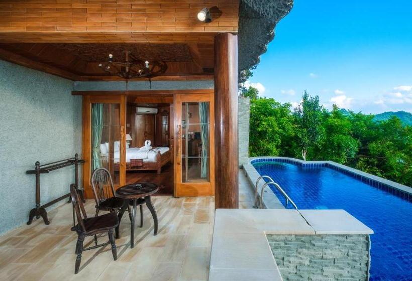 فيلا غرفة نوم واحدة مطلّة علي البحر, Panviman Resort Koh Phangan   Sha Extra Plus