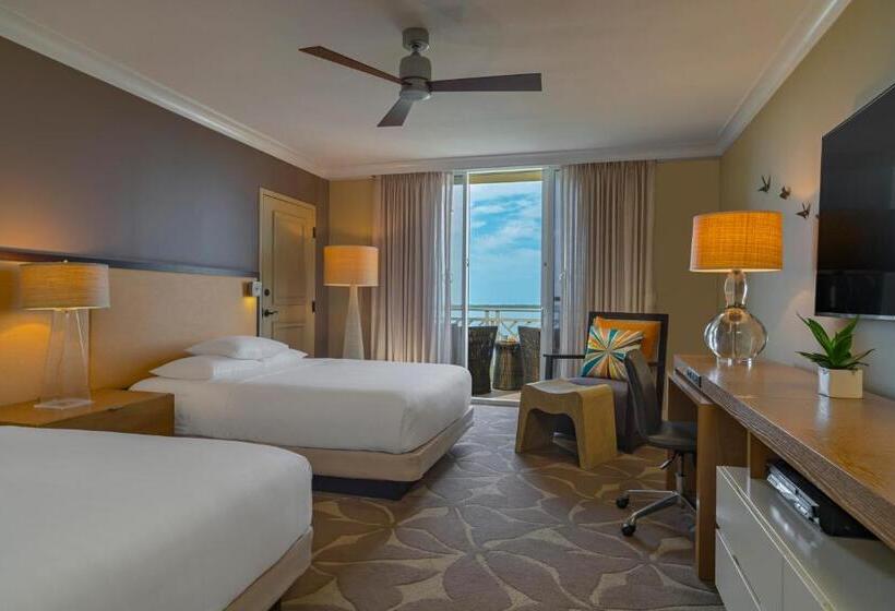 带2个双人床的标准工作室, Hyatt Regency Coconut Point Resort & Spa Near Naples