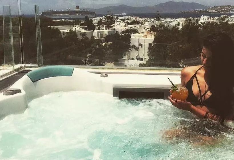 اتاق سوپریور با چشم‌انداز دریا, Semeli Hotel Mykonos