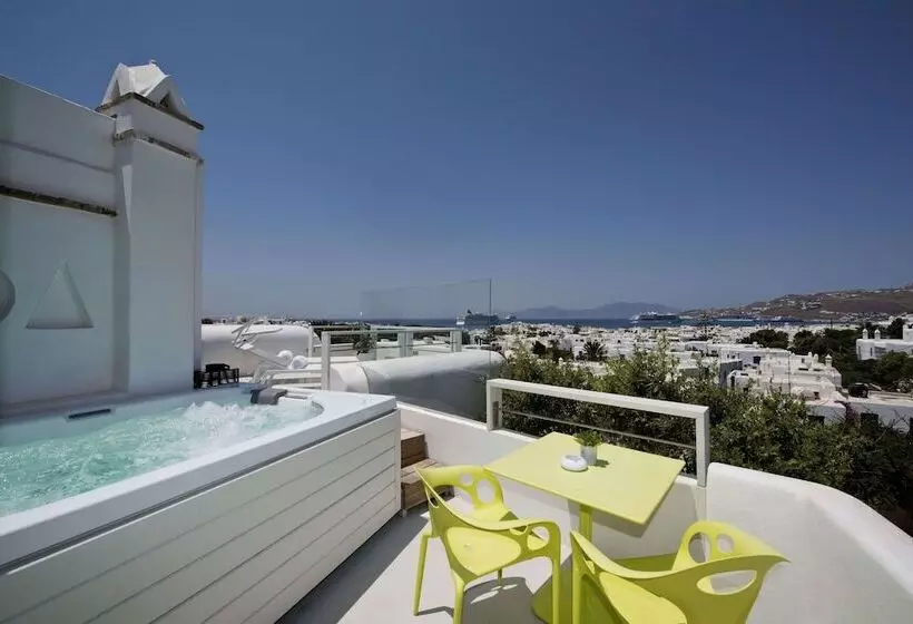 سوئیت اجرایی با چشم‌انداز دریا, Semeli Hotel Mykonos