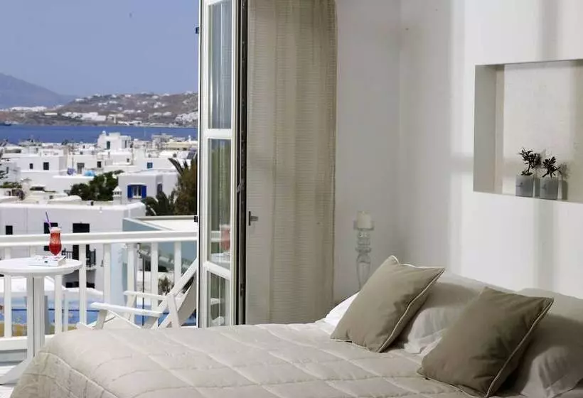 اتاق سوپریور با چشم‌انداز دریا, Semeli Hotel Mykonos